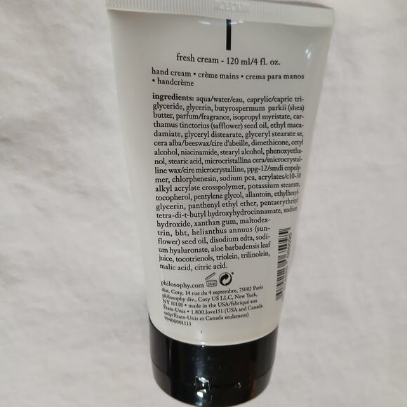 Philosophy Hand Cream Fresh Cream 4 oz - Picture 3 of 4